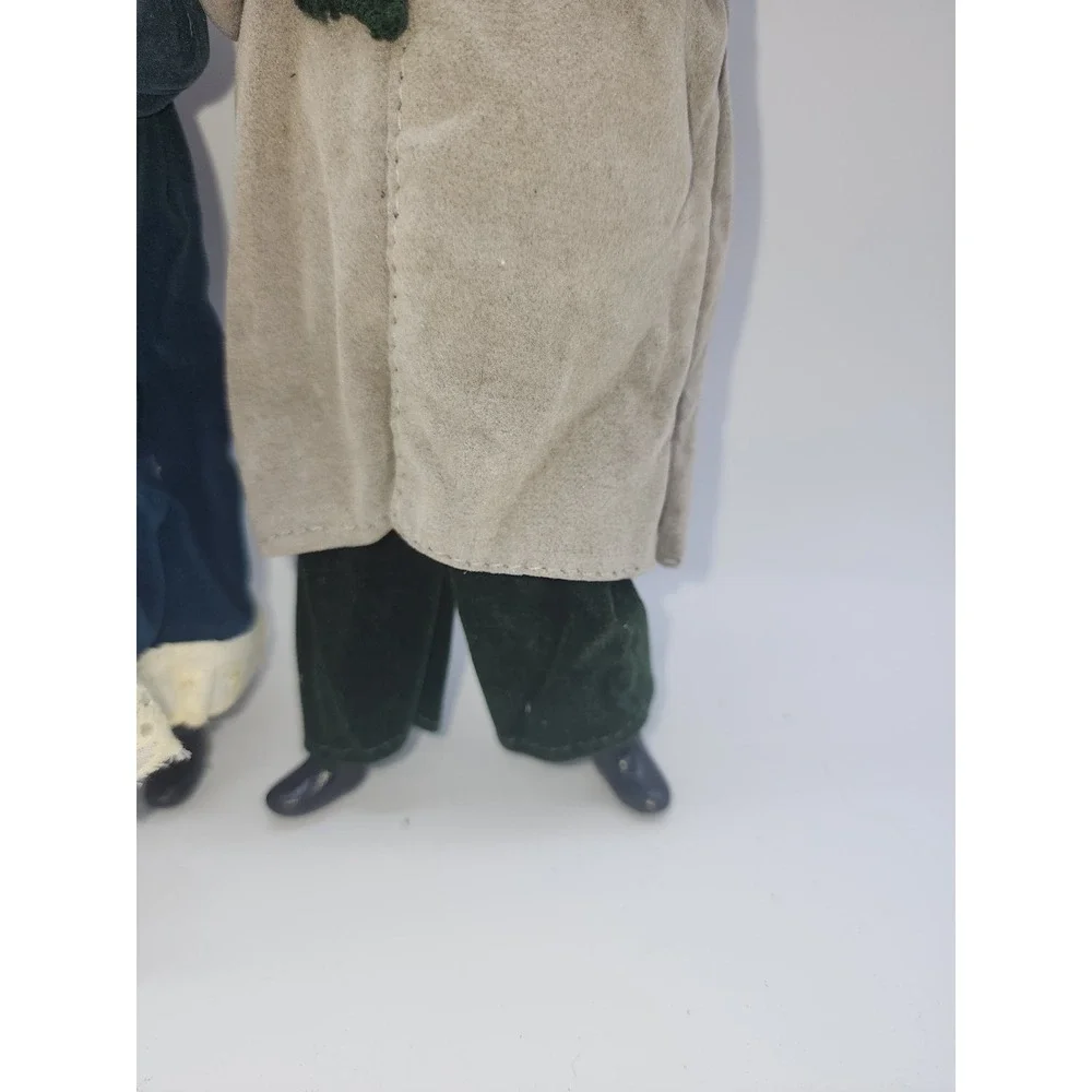 Vintage Victorian Christmas Caroler Figurines Man Woman Set 10 In Holiday Decor
